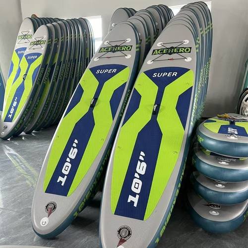 站立划水加厚户外水上SUP充气成人桨板双层浆板冲浪竞速冲浪板