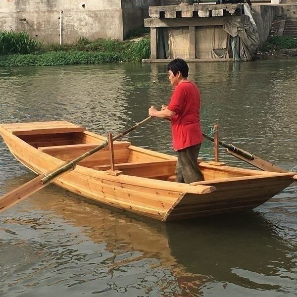 木船渔船打可下水坐人手