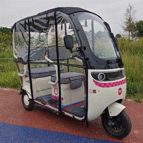 适用雅迪三轮车雨棚一体棚电动车