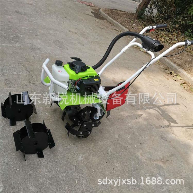 外贸出口大功率汽油除草机 果园手推锄草机 汽油微型松土机
