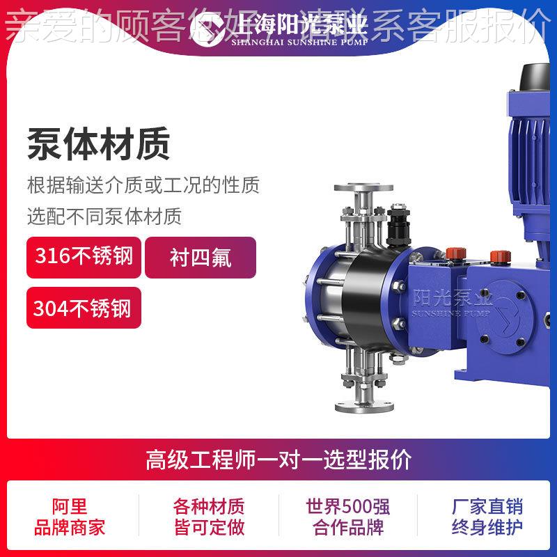 D-ZY型液压隔膜46式计量泵高压计泵耐腐蚀计量量泵型定号金