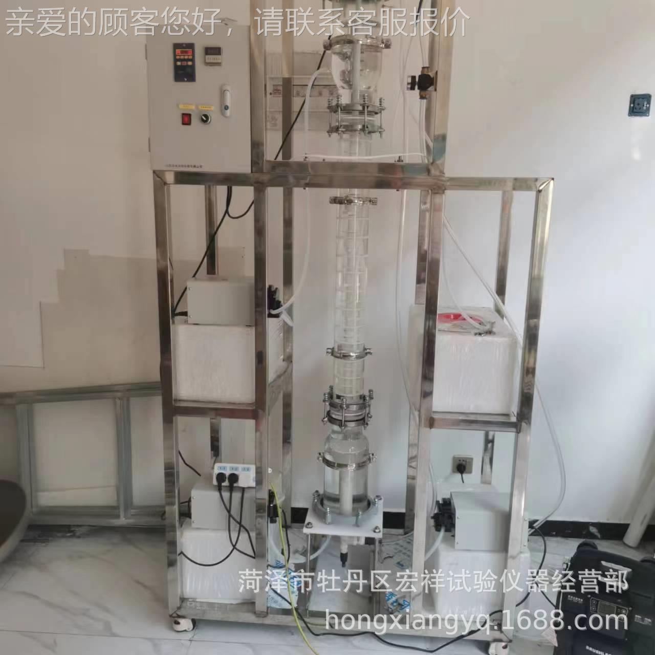 实验用盘萃取塔 逆转流萃取塔萃 cqt脉冲取塔玻 璃仪器教学实验