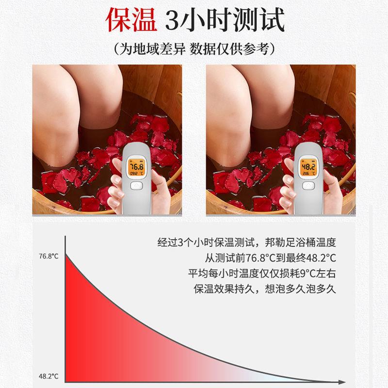泡脚木桶泡脚桶过膝盖高深桶木质洗脚木桶家用实木盆保温坐浴熏蒸