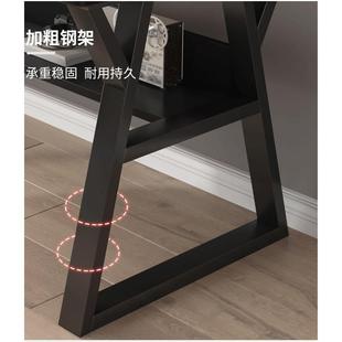 办公桌现代桌子工作台 电脑桌小户型卧室书桌书架一体学生家用台式