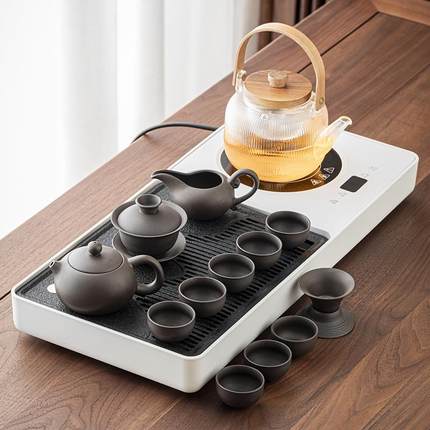 茶具套装家用茶台茶盘全自动一体式家用小型现代排水式烧水煮茶壶