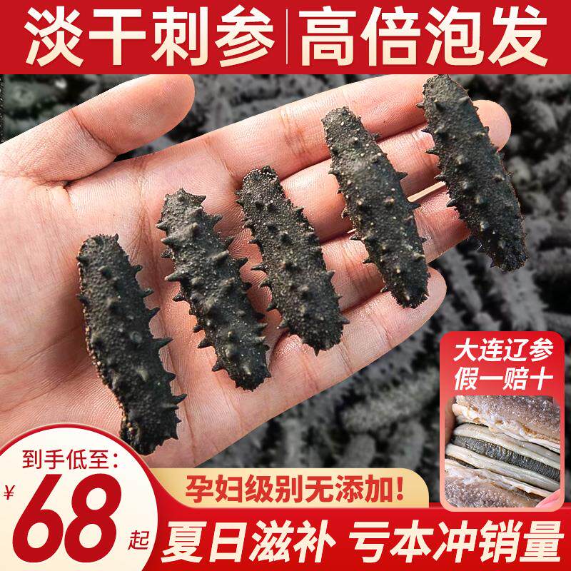 纯淡干海参正宗大连海参干货辽参孕妇深海底播参非即食海参