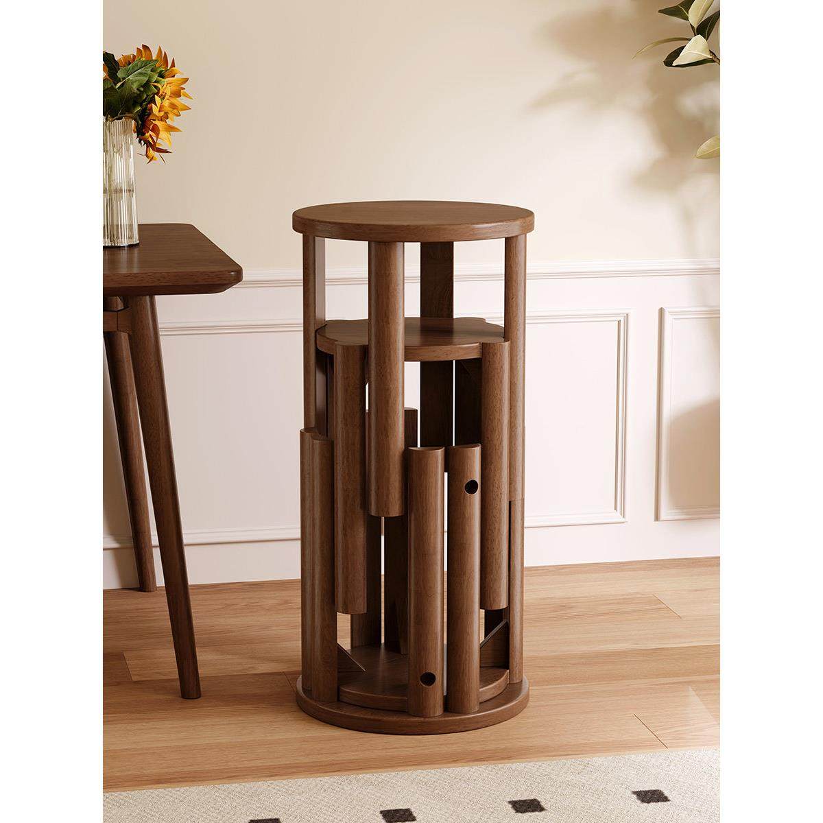 实木凳子可叠放圆凳家用叠叠乐备用餐桌板凳结实耐用简约收纳椅子,住宅家具,其它凳子,淘宝优惠券,粉丝福利购,淘宝优惠卷