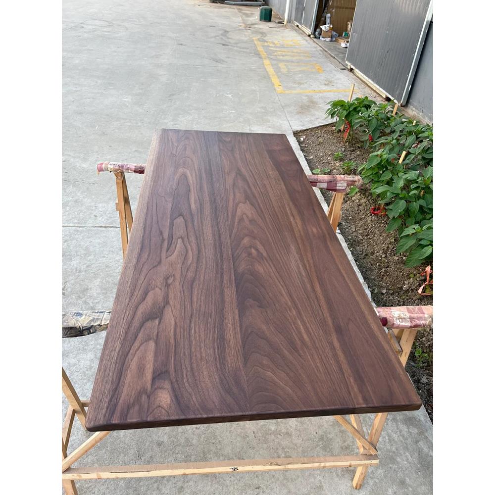 北美黑胡桃木板整板大板茶桌茶台餐桌书桌电脑桌升降台面实木桌板