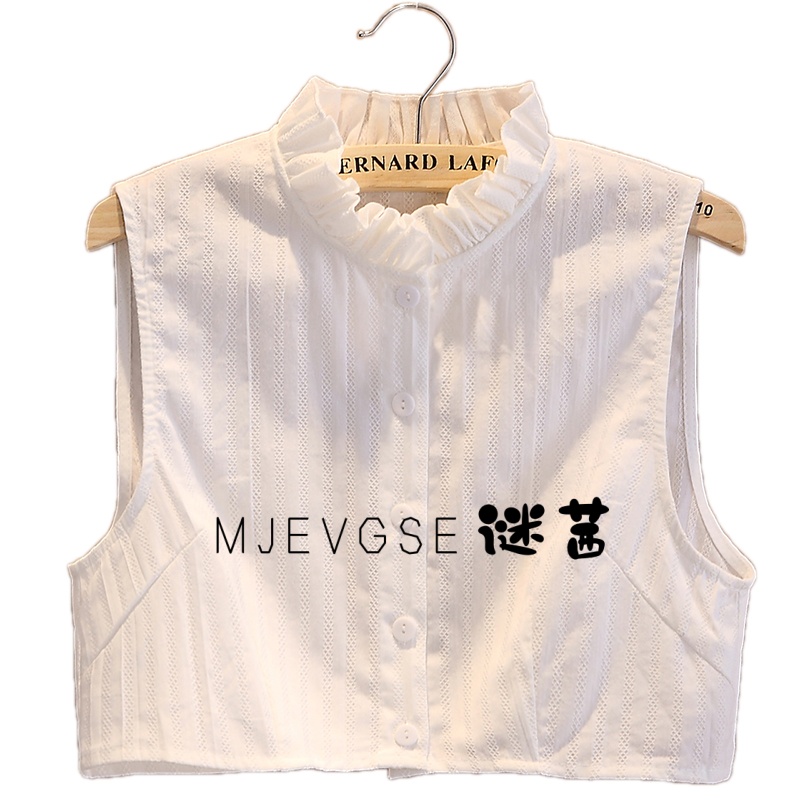 MJEVGSE/谜茜假领子百搭女假领秋冬春高档假衣领纯棉衬衣领背心式