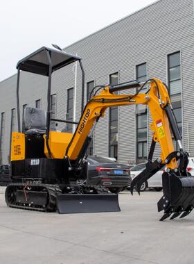 HT08微挖H碎10微型履带挖掘 出T口法国多功能农用果园工程破机机