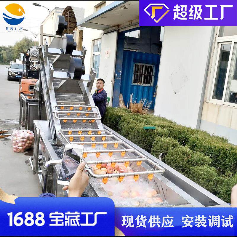 气泡水果草莓清洗机 瓜果桃子樱洗桃蓝莓杨梅清设洗备 杷果果枇机