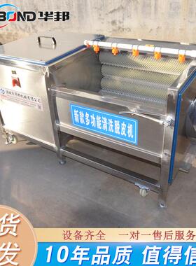 丑柑毛刷全清洗机 自动清洗去海皮机 产品毛辊洗清机HB7000 厂家