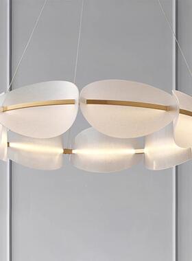 北欧现代厅简约设吊计创个客性餐厅卧意室轻奢样板36391房圆环形