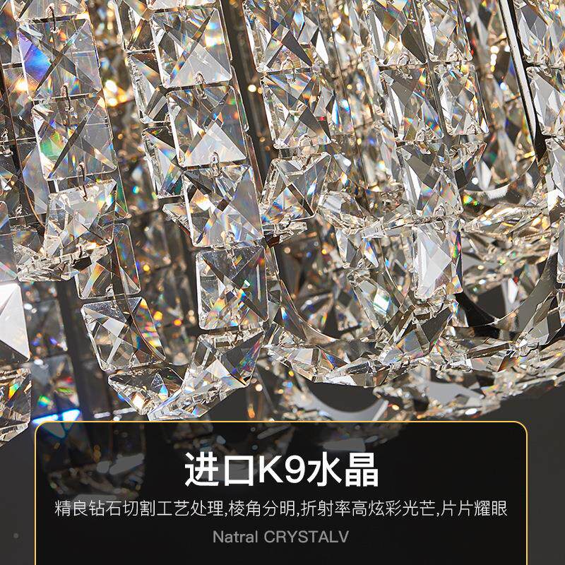 水晶吊奢灯式轻客厅灯设计师大气创意999餐意厅灯厅主灯卧室大灯