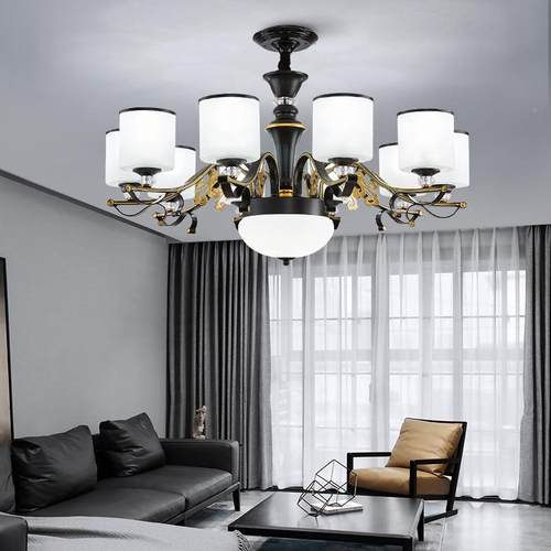 厂家直销代876客厅吊轻灯现简约灯具新奢款大厅灯北欧餐厅灯全屋