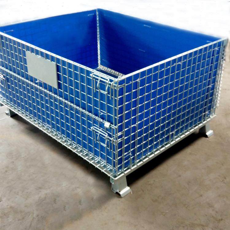 中空板仓储笼加瓦楞板折叠式丝网笼筐销售可折叠可堆垛仓库笼,五金/工具,仓储笼,淘宝优惠券,粉丝福利购,淘宝优惠卷