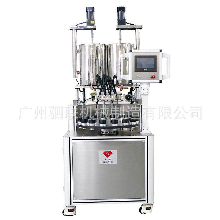 自动化妆品加热灌装机双头螺旋双色唇膏唇彩灌装机生产制造机械,工业油品/胶粘/化学/实验室用品,其他实验室设备,淘宝优惠券,粉丝福利购,淘宝优惠卷