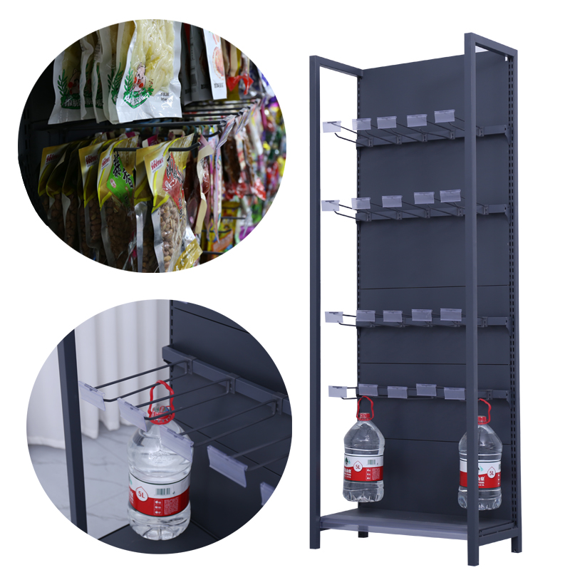 超市货架商超烟酒便利店双面展示柜多层置物架零食文具母婴便利架