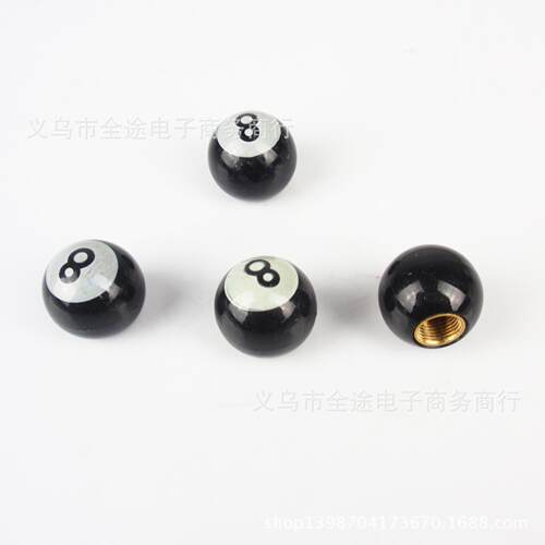 8号气门嘴  骰子气门嘴帽 七彩 气门芯 气门盖　气嘴盖轮胎帽
