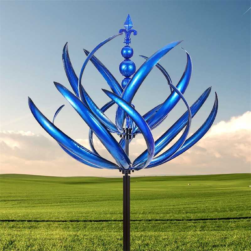 新品Harlow Wind Spinner Rotator 哈洛风旋转器铁艺风车园艺地插