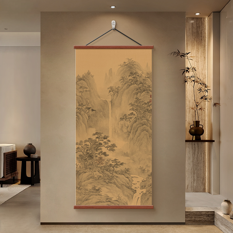 宋氏美学挂画茶室书房禅意装饰画