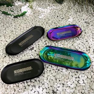 潮nbhd新款磨砂金属收纳盘ins简约覆古客厅置物首饰收纳托盘定制