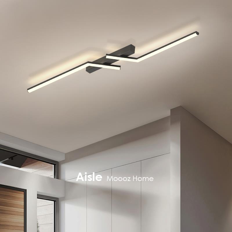 2025新款现代简约长条过道灯 LED长方形吸顶灯适用厨卫阳台 玄关