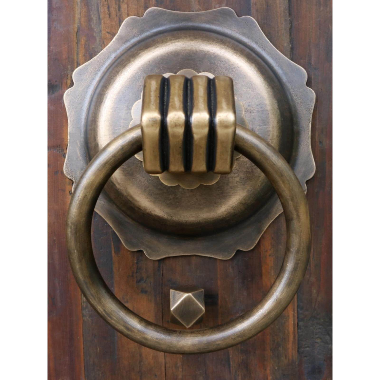 中国风全铜大门环彷古纯铜拉环实木门拉手环院落古建筑胡雪岩老式