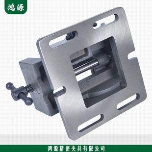 角度平口钳钻床台钻用90度斜度小台钳3寸4寸直销 鸿源可倾斜导杆式