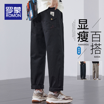 罗蒙美式工装裤男款春秋2025新款