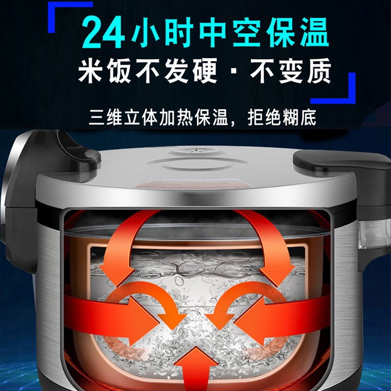 哈威商用大容量电饭煲立体保温1w0L13L25L食堂饭店电饭锅10人50人