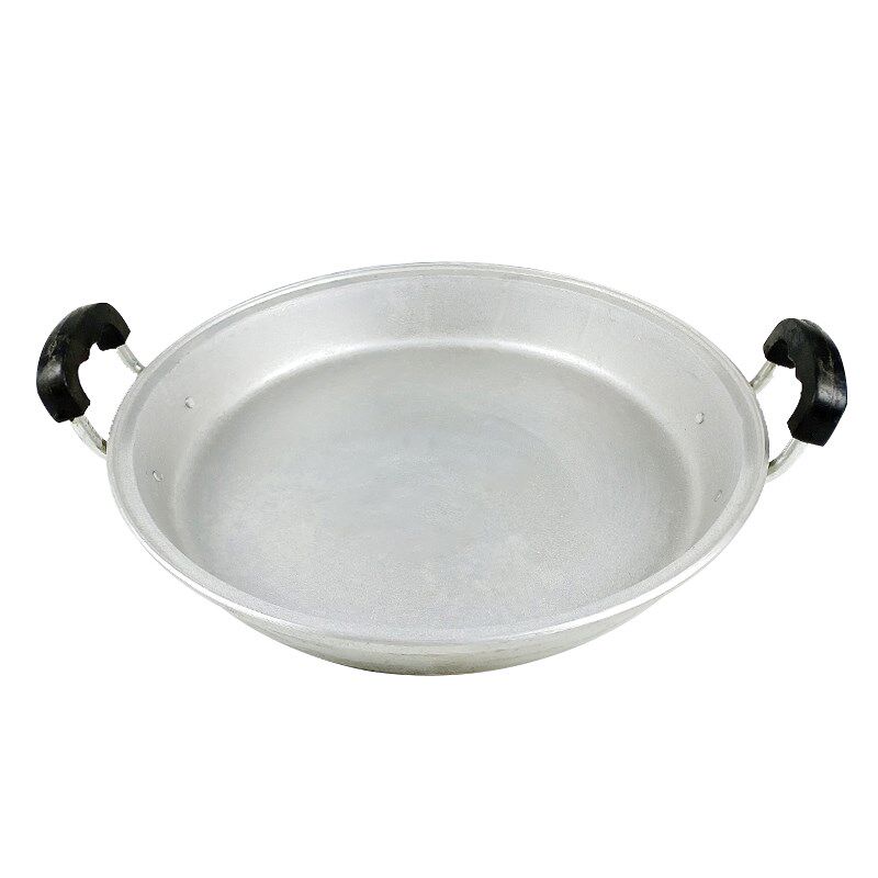 铝锅老式家用加厚纯手工铸铝煎锅烙饼锅煎包子铝制铝平底锅