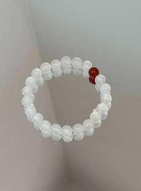 「忘尘忧」简约时尚手工串珠小众设计女手链轻奢新中式手串手饰