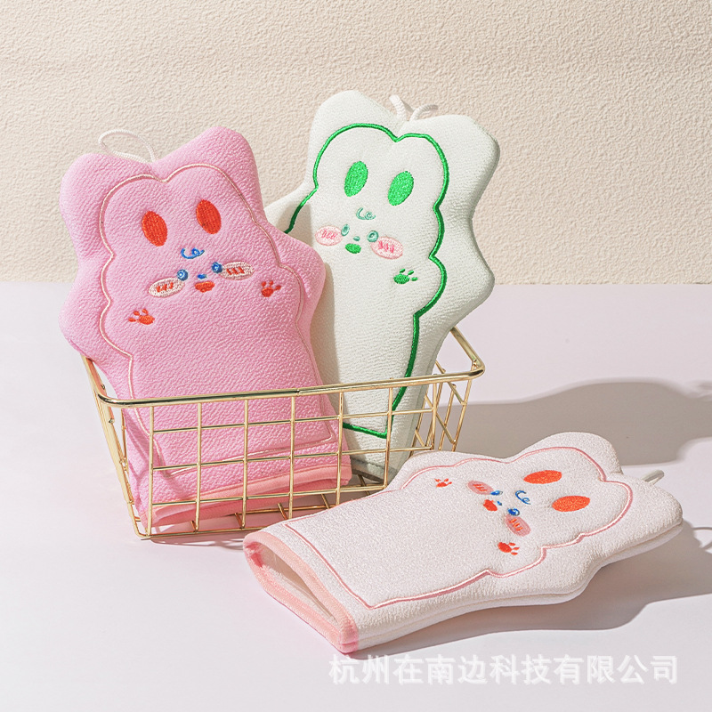 原创儿童搓澡巾不伤皮肤澡巾宝宝专用可爱无痛洗澡搓澡神器家用