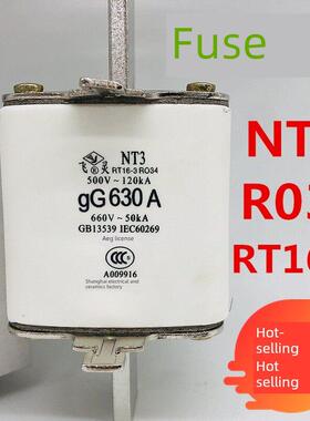 Nt3熔断器Rt16-3 Rt36 Gg630A 500A400A熔断器陶瓷熔断器芯660V