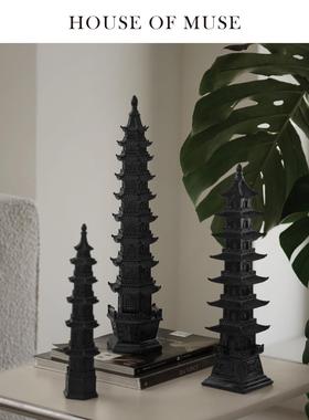 缪斯家 ”聚财塔“/文昌塔九层七层六层古塔玄关客厅书房开运摆件