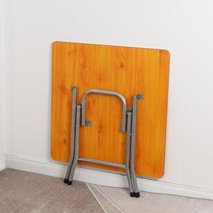 简易折叠桌吃饭小桌子折叠出租房矮家用小型可折叠正方形桌出租屋