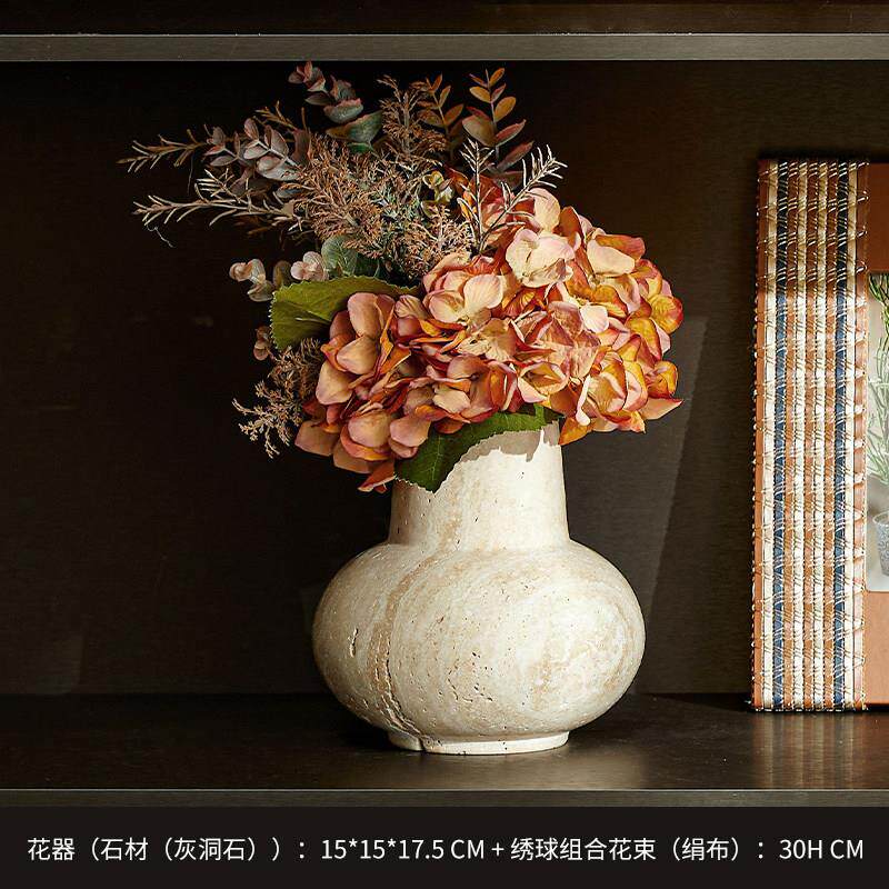 邸高家居商业空间软装房间氛围感装饰玻璃小花瓶花器花束花艺摆件