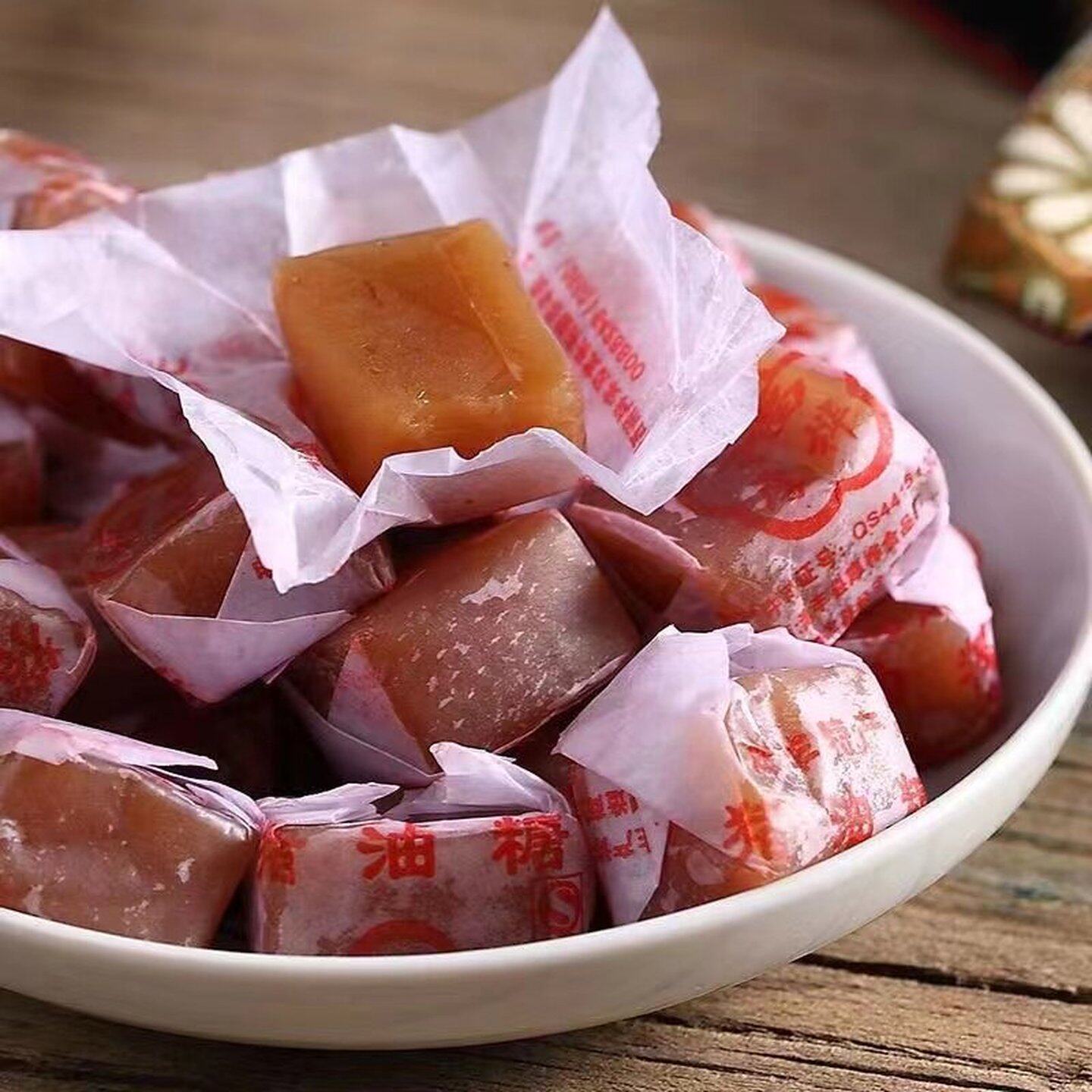 猪油糖老牌子正宗潮汕特产葱花糖软糖果童年8090怀旧零食