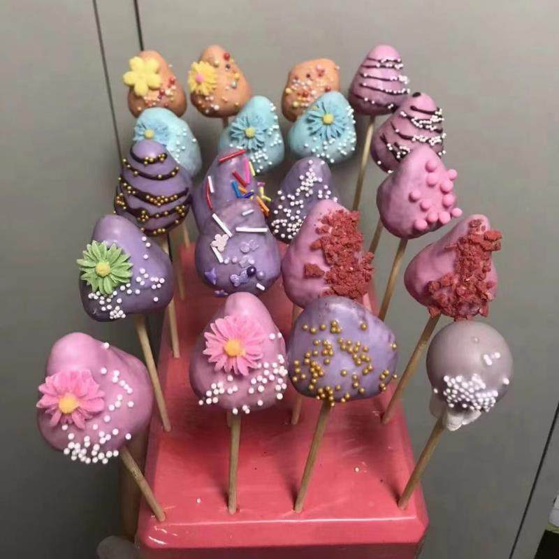 创意巧克力糖葫芦材料草莓拉丝糖葫芦小串专用烘焙材料摆摊专用