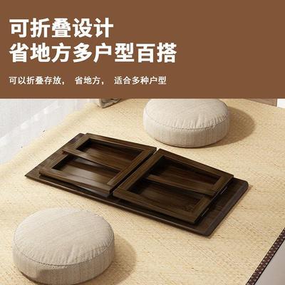 飘窗小桌子可折叠炕桌榻榻米茶桌小茶几家用卧室窗台桌非实木矮桌