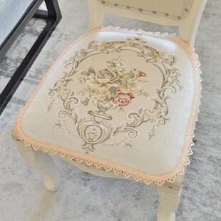 欧式餐椅垫四季通用马蹄形凳垫防滑餐桌椅坐垫座垫秋冬季薄款