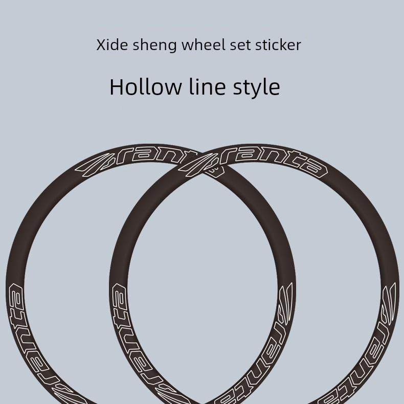适用于喜得盛Ad350 Ad300公路自行车轮毂贴纸换色轮对轮辋轮胎装
