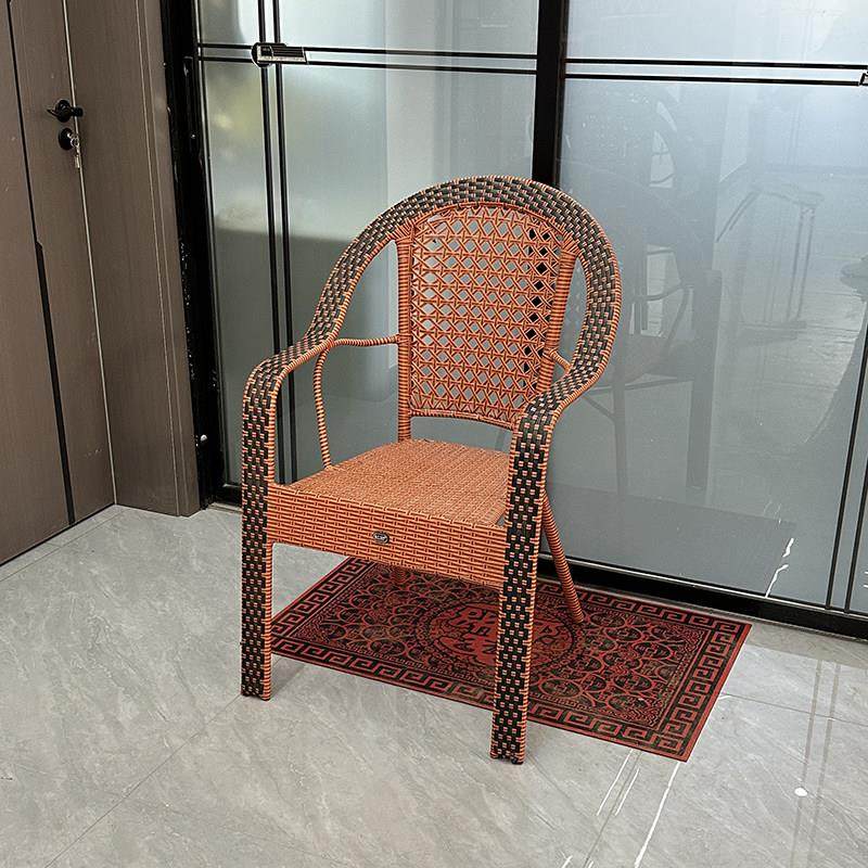 老年人藤椅70到80岁手工编制户外室内藤编椅子阳台休闲桌椅靠背椅,住宅家具,阳台椅,淘宝优惠券,粉丝福利购,淘宝优惠卷