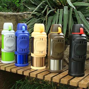 不锈钢户外家用大容量车载水壶3.5L旅行旅游保温杯4L 天牛保温壶