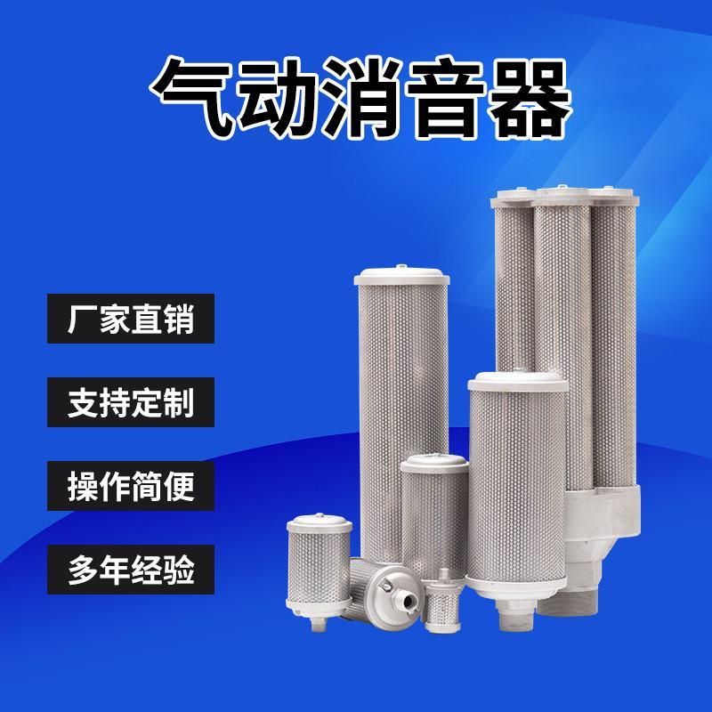 吸干机空压机XY-05消音器过滤器07降噪空消音声隔膜泵气动消声器