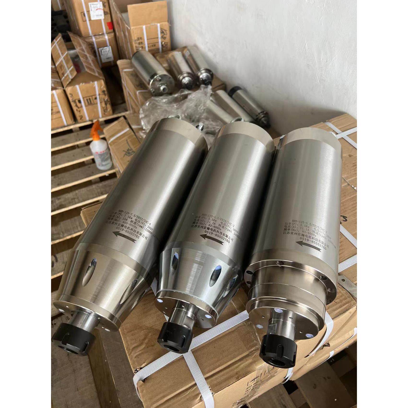 石雕机电主轴水冷3.7Kw/5.5Kw/7.5Kw精雕模具高速电机