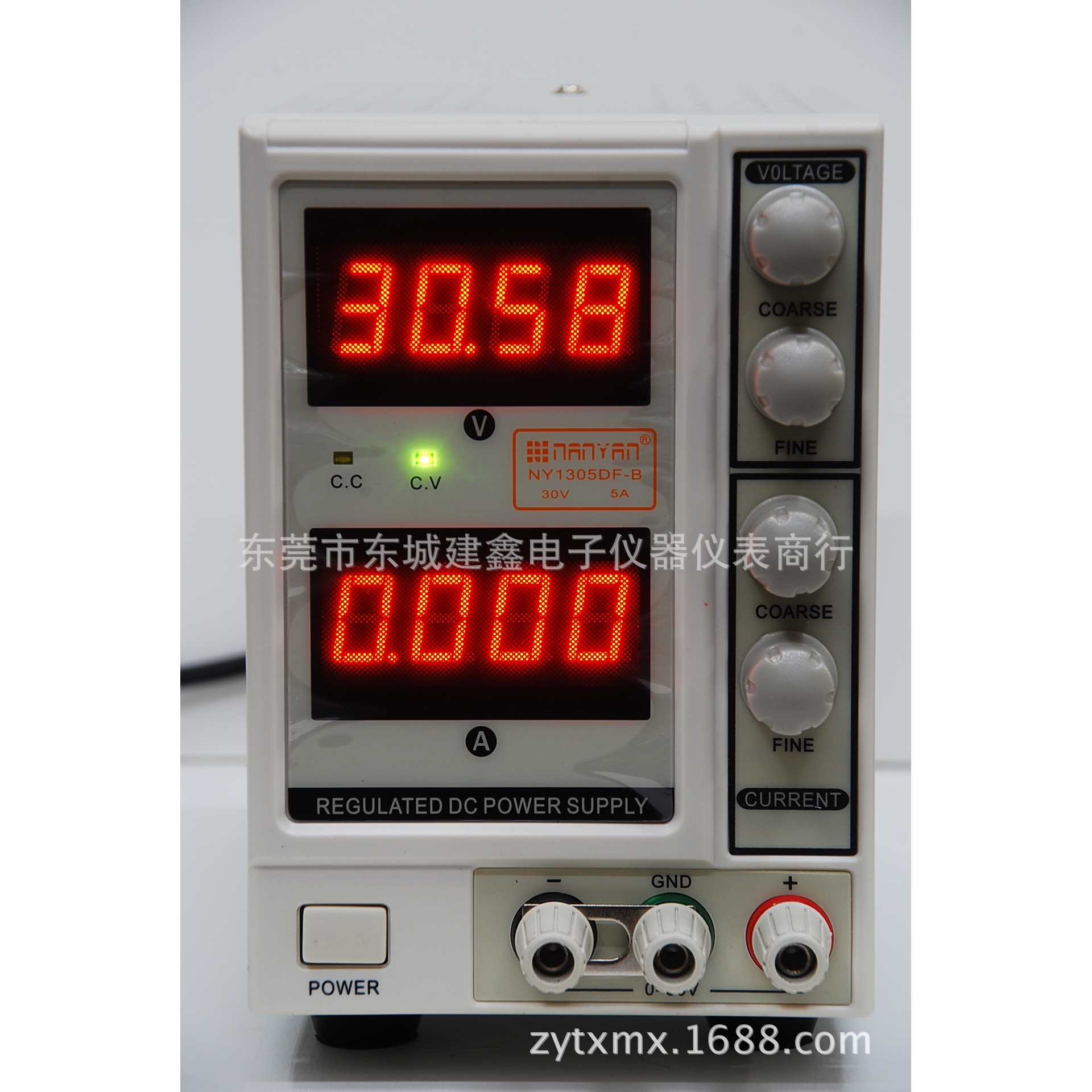 供应泽丰盛/南燕NY1305DF-B直流电源0~30V/0~5A四位显示（图）