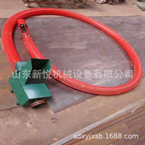加厚牛筋软管输送机 多功能螺旋吸粮机 双向动力吸沙机