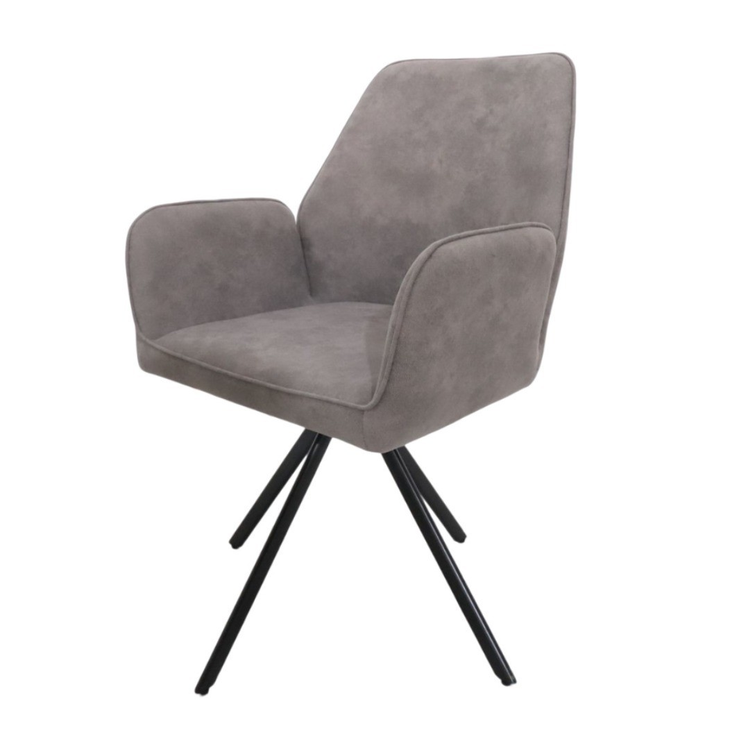 出口定制轻奢高级感餐椅简约扶手软包靠背椅nordic dining chair